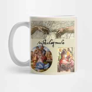 Michelangelo Collage Mug